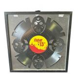 Framed "Friday The 13th" vinyl record