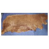 Leopard print leather hide