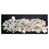 Large collection of vintage stamps and postcards