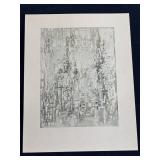 Vieira da Silva abstract print