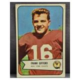1954 Bowman #55 Frank Gifford Football Card.