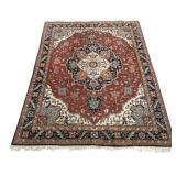 Vintage handmade Indian rug