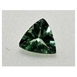 0.20ct triangle tsavorite garnet gemstone 4 x 4mm