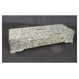 Vintage silver plate jewelry box