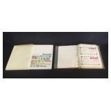 Pair of vintage stamp albums