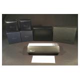 Versace & Chopard watch, ring & pendant boxes