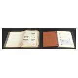 Pair of vintage stamp albums