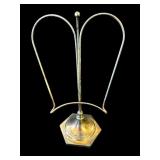 Antique silver plate book stand