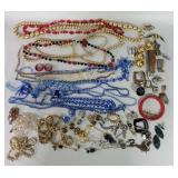 Group of costume jewelry