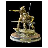 Franklin Mint bronze statue