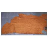 Brown leather hide