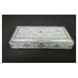 Persian silver engraved trinket box