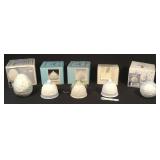 Lladro egg, Christmas bell & ball ornaments
