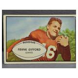 1953 Bowman #43 Frank Gifford Giants football