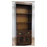 Drexel Et Cetera black lacquered bookcase