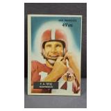 1955 Bowman #72 Y.A. Tittle San Francisco 49