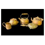 Lot of 5 vintage copper pots