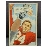1952 Bowman James Hammond Rookie Dallas Texans