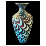 Vintage MCM hand blown glass vase