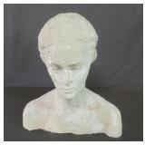 Vintage cement bust