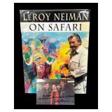 Signed LeRoy Neiman book & photo