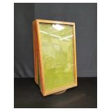 Vintage swivel display case