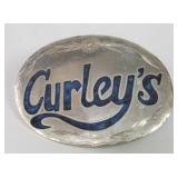 Hand crafted German silver belt buckle