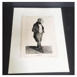 Book plate by Honore Daumier