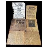 Lot of reproduction papers