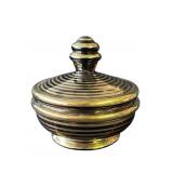 Mid-century modern glass candy dish