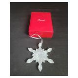 Baccarat crystal Christmas tree ornament