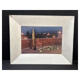 Signed framed photograph Lynn Aldrich, 1997
