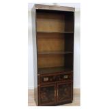 Drexel Et Cetera black lacquered bookcase