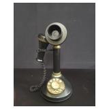 Candlestick rotary prop  battery powered phone