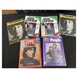 Lot of six John Lennon magazines
