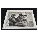 Pencil signed Joseph Margulies etching