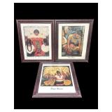 Lot of framed Diego Rivera prints