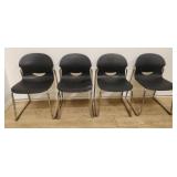 Virco1  mid century modern chairs lot of four 1