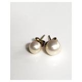 14k pearl earrings