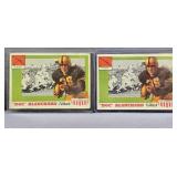 2 1955 Topps All-American #59 Doc Blanchard