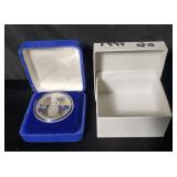Quaker Oats 1997 .999 silver medallion 31.27 g.
