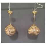 Pair of Tom Dixon melt pendant lights