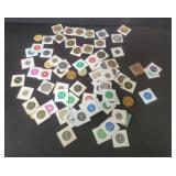 Group of commemorative coins, tokens etc