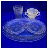 Group of uranium glass