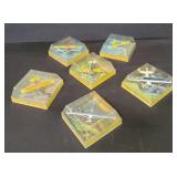 Group of showcase miniatures airplanes