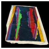 Vintage Richard James large canvas oil painting