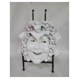 Cottura ceramic imports painted terracotta wall