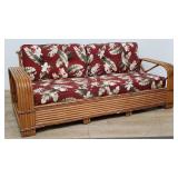 John M. Smyth bentwood & rattan sofa