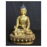 Vintage bronze Buddha sculpture