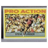 1972 Topps Pro Action #338 Steve Spurrier